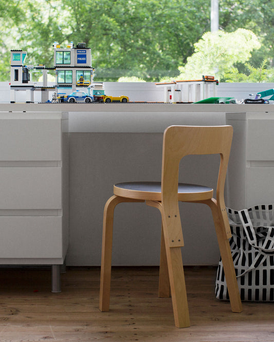 Artek Aalto Chair 65 — Black Top (New In-stock, Final Sale)