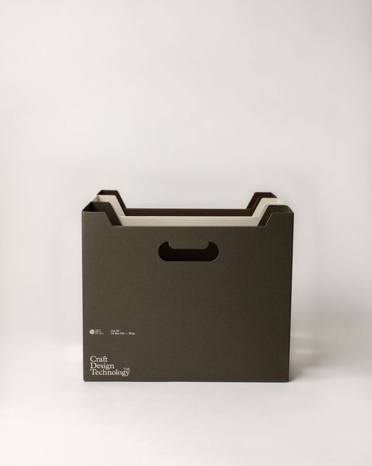 Craft Design Technology Box Wide File — Japanese stationery at SORT Vancouver