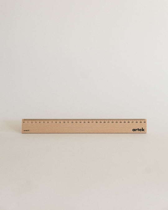 Artek Beech Ruler — Finnish design ruler at SORT Vancouver design store