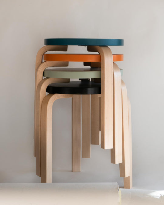 Artek Aalto Stool 60 Colour Seat — Finnish design furniture at SORT Vancouver