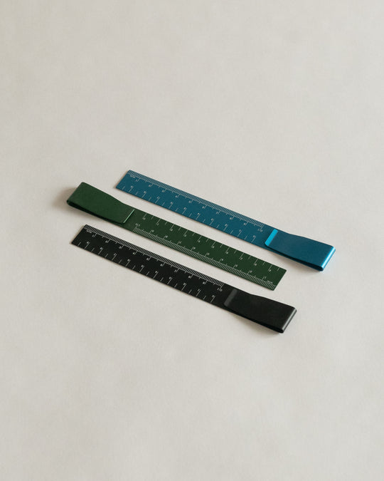Hightide Clip Ruler — Japanese design stationery at SORT Vancouver
