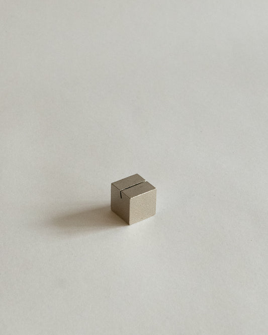 Cubic Card Holder — minimalist desk accessory at SORT Vancouver design store
