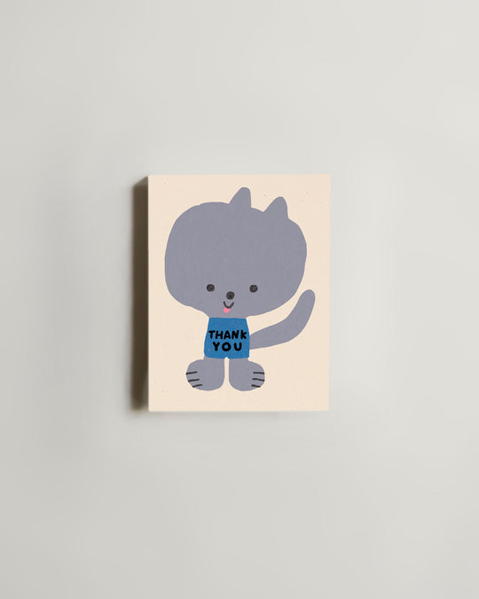 Wrap Thank You Kitty Card — greeting card at SORT Vancouver